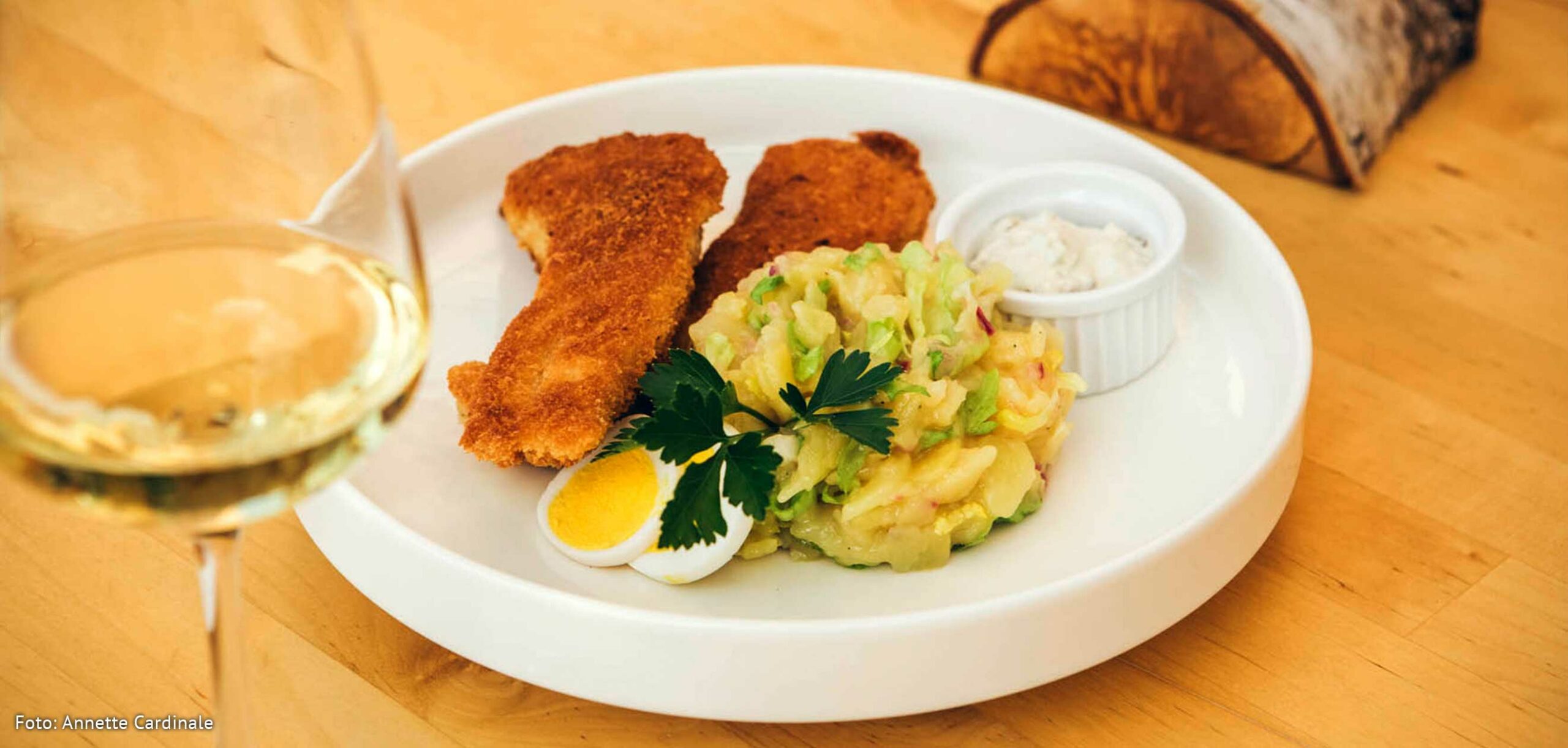 Gebackenes Karpfenfilet